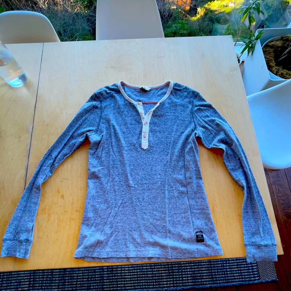 Diesel long sleeve waffle Henley